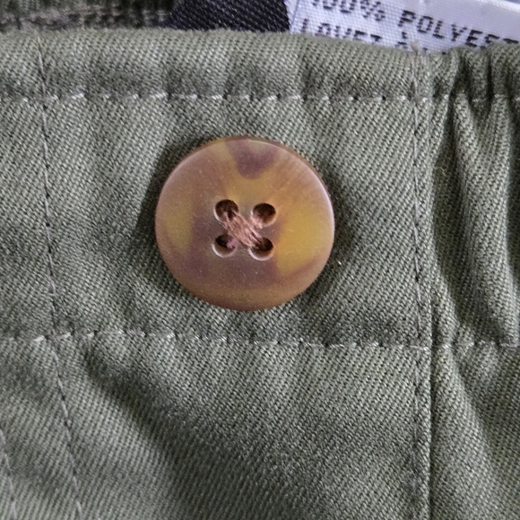 Alia Womens Size 12p Polyester Olive Green Pants - Picture 7 of 10